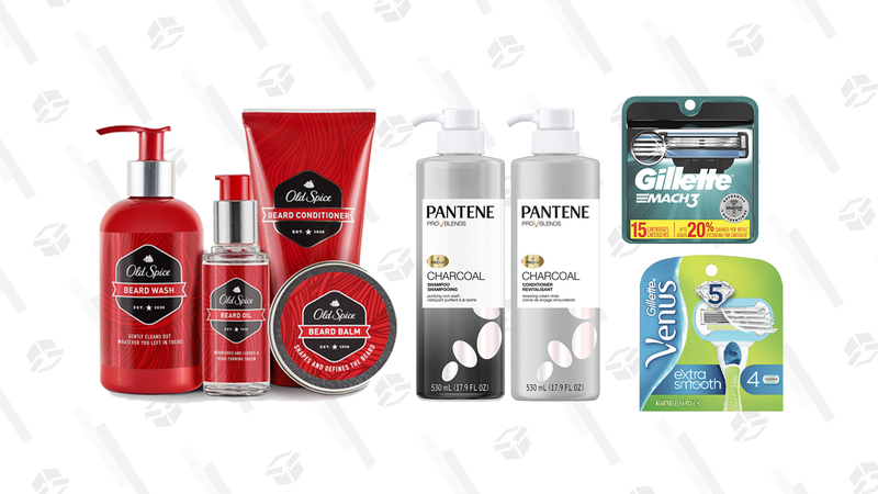 Gold Box de Gillette, Pantene y Old Spice | AmazonGráfico: Tercius Bufete